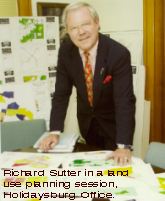 Richard C. Sutter in a land use planning session